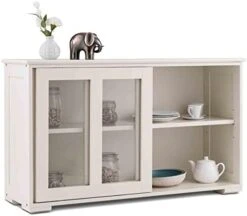 SPSUPE Stackable Kitchen Sideboard, White 11 SPSUPE Stackable Kitchen Sideboard, White -Songmics Furniture Shop 41sunevKqwL. AC
