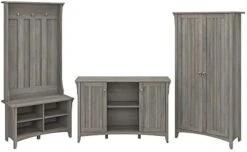 Bush Furniture Salinas Entryway Storage Set With Hall Tree, Shoe Bench And Accent Cabinets In Cape Cod Gray 18 Bush Furniture Salinas Entryway Storage Set With Hall Tree, Shoe Bench And Accent Cabinets In Cape Cod Gray -Songmics Furniture Shop 41suvPPa RL. AC