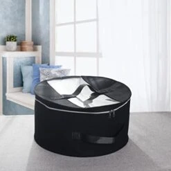 TreeHouse London (19"D X 11.5'' H) Travel Hat Storage Box With Metal Frame - XL Luxury Travel Hat Boxes For Men & Women - Collapsible Hat Organizer - Stuffed Animal Toy Storage Bin Bag - Dust Dirt Proof Cover 6 TreeHouse London (19"D X 11.5'' H) Travel Hat Storage Box With Metal Frame - XL Luxury Travel Hat Boxes For Men & Women - Collapsible Hat Organizer - Stuffed Animal Toy Storage Bin Bag - Dust Dirt Proof Cover -Songmics Furniture Shop 41t5pmN9NtL