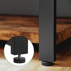 IRONCK Rustic Entryway Console Table, Long Hallway Table 55 In 3-Tier, TV Stand Entertainment Center Media Stand For Living Room, Industrial Style, Vintage Brown 11 IRONCK Rustic Entryway Console Table, Long Hallway Table 55 In 3-Tier, TV Stand Entertainment Center Media Stand For Living Room, Industrial Style, Vintage Brown -Songmics Furniture Shop 41tA96UhSgL