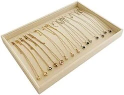 Large Beige Premium Quality Velvet Glasses Box Tray Stackable Practical Trade Show Home Use Jewelry Display Organizer 23 Large Beige Premium Quality Velvet Glasses Box Tray Stackable Practical Trade Show Home Use Jewelry Display Organizer -Songmics Furniture Shop 41tDnY98gRL. AC