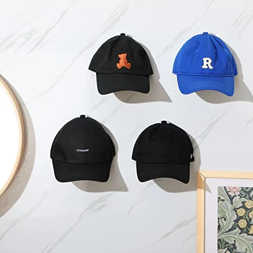 16 Pcs Baseball Cap Display Hat Display Hat Hanger For Wall Mounted Hat Rack Wall Hat Organizer For Baseball Caps Baseball Cap Storage & Organization For Cap Collectors For Door Closet Shelf Bedroom 4 16 Pcs Baseball Cap Display Hat Display Hat Hanger For Wall Mounted Hat Rack Wall Hat Organizer For Baseball Caps Baseball Cap Storage & Organization For Cap Collectors For Door Closet Shelf Bedroom - Image 4