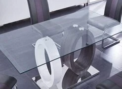 Global Furniture USA White/Grey Dual Oval Base Dining Table -Songmics Furniture Shop 41tYNSskqgL