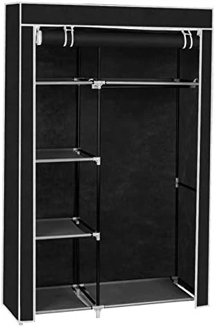 GBNIJ 67" Portable Clothes Closet Wardrobe With Non-Woven Fabric And Hanging Rod Quick And Easy To Assemble Grey For Bedroom,Living Room,Entrance 13 GBNIJ 67" Portable Clothes Closet Wardrobe With Non-Woven Fabric And Hanging Rod Quick And Easy To Assemble Grey For Bedroom,Living Room,Entrance - Image 13