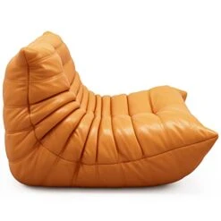 VOMXUF Fireside Chair, Oversized Armless Chair, Soft Microfiber Leather Floor Lounge Chair Lazy Sofa Accent Chair For Living Room Bedroom Salon Office -Songmics Furniture Shop 41tgNrEkhCL