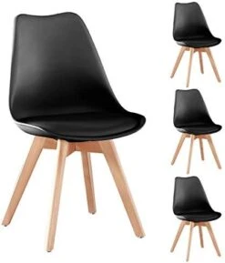 Merax Mid-Century 5 Piece Dining Table Set With Chairs For 4 People, Home Kitchen Wooden Furniture, Antique Oak+Antique Blue 24 Merax Mid-Century 5 Piece Dining Table Set With Chairs For 4 People, Home Kitchen Wooden Furniture, Antique Oak+Antique Blue -Songmics Furniture Shop 41tsEuM4cmL. AC