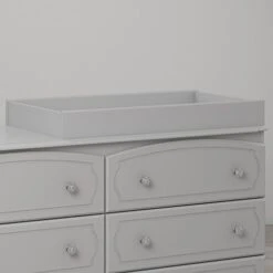 Little Seeds Rowan Valley Laren Changing Table Topper, Dove Gray