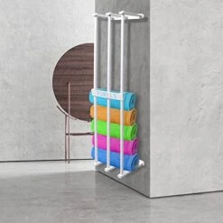 Bathroom Towel Rack New Upgrade 3 Bar Towel Holder For Rolled Towels, Wall Mounted Towel-Rack Storage For Folded Large Towel Washcloths, White