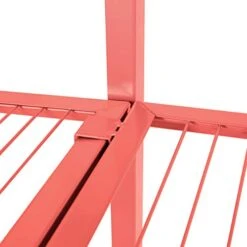 Origami Connection Bridge Racks For R3 Series 3-Shelf Small Storage Rack | Extend Your Racks 31 Inches | (2 Pack) - Coral -Songmics Furniture Shop 41u71F1hNIL
