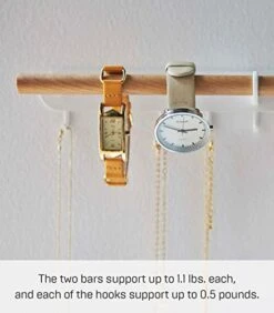 YAMAZAKI Home 2513 Wall Accessory Rack, One Size, White -Songmics Furniture Shop 41uAt23QK3L