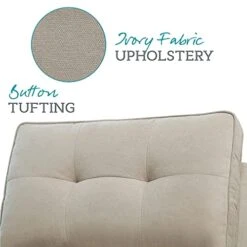 Abbyson Living Fabric Upholstered 5-Piece Modular Sectional Sofa With Coordinating Ottoman, Ivory 8 Abbyson Living Fabric Upholstered 5-Piece Modular Sectional Sofa With Coordinating Ottoman, Ivory -Songmics Furniture Shop 41uiGIjsz4S