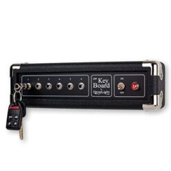 DropLight Ind. Handcrafted Guitar Amp Wall Mounted Key Holder With 6 Keychains (Hammer)
