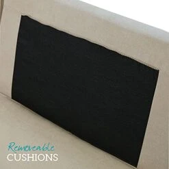 Abbyson Living Fabric Upholstered 5-Piece Modular Sectional Sofa With Coordinating Ottoman, Ivory 9 Abbyson Living Fabric Upholstered 5-Piece Modular Sectional Sofa With Coordinating Ottoman, Ivory -Songmics Furniture Shop 41uoI8HSkbS