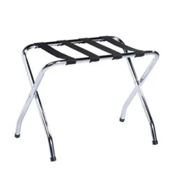 Honey-Can-Do TBL-01817 Chrome Luggage Rack, 50 Lbs