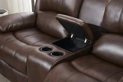 Betsy Furniture 2PC Bonded Leather Recliner Set Living Room Set, Sofa, Loveseat 8018 (Brown, Living Room Set 3+2) -Songmics Furniture Shop 41vDazxJPVL