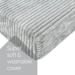 Milliard Tri Folding Sofa Mattress, 2022 Edition, Memory Foam Foldable Mattress With Ultra Soft & Washable Ribbed Fur Cover, Twin Size (75" X 38" X 6") -Songmics Furniture Shop 41vFJ0tTBCL