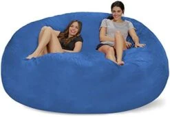 Chill Sack Bean Bag Chair Cover, 8-feet, Microsuede - Purple -Songmics Furniture Shop 41vUBw7YcDL. AC
