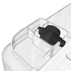 Cetomo 35L*3 Storage Box Storage Bin With Wheels Storage Container With Click Closure And Lid Stackable Transparent Organizer -Songmics Furniture Shop 41vYWM7vHKL