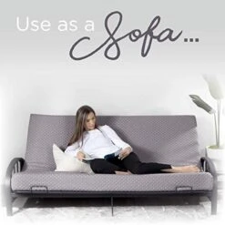 Milliard Memory Foam Futon Mattress – Full Size (Frame Not Included) (Grey) -Songmics Furniture Shop 41vazD25MXL