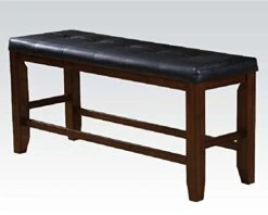 Acme 00 Urbana Counter Height Bench, Cherry Finish