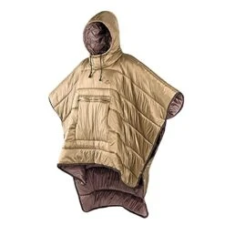 Winter Wearable Hoodie Poncho Lazy Blanket Small Quilt Sleeping Bag Windproof Cloak Cape