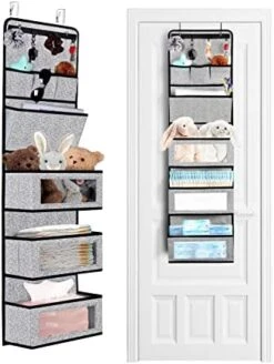 ZAAOEHA Over The Door Hanging Organizer, Behind The Door Storage Organizer With Door Hook And Large Clear Windows, Wall File Organizer, For Cosmetics, Toys And Sundries (1 Pack) -Songmics Furniture Shop 41vpA9ywUUL. AC
