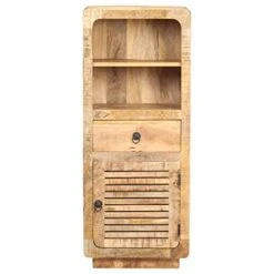 Aisifx Highboard 17.7"x12.6"x43.3" Rough Mango Wood 10 Aisifx Highboard 17.7"x12.6"x43.3" Rough Mango Wood -Songmics Furniture Shop 41wEBfpPMLL