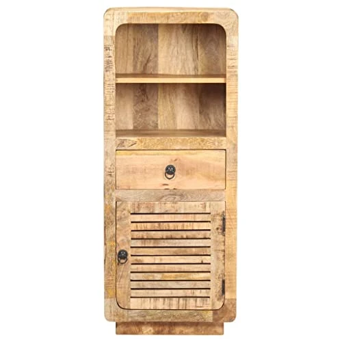 Aisifx Highboard 17.7"x12.6"x43.3" Rough Mango Wood 4 Aisifx Highboard 17.7"x12.6"x43.3" Rough Mango Wood - Image 4