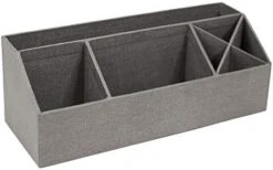 Bigso Elisa Desktop Organizer | Durable Office Desk Organizer For Office Supplies And Accessories | Desk Organizer With 7 Compartments For Customizable Organization | 13.1”x4.9”x4.9” | Ash 14 Bigso Elisa Desktop Organizer | Durable Office Desk Organizer For Office Supplies And Accessories | Desk Organizer With 7 Compartments For Customizable Organization | 13.1”x4.9”x4.9” | Ash -Songmics Furniture Shop 41wIaFTWumL. AC