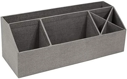 Bigso Elisa Desktop Organizer | Durable Office Desk Organizer For Office Supplies And Accessories | Desk Organizer With 7 Compartments For Customizable Organization | 13.1”x4.9”x4.9” | Ash 6 Bigso Elisa Desktop Organizer | Durable Office Desk Organizer For Office Supplies And Accessories | Desk Organizer With 7 Compartments For Customizable Organization | 13.1”x4.9”x4.9” | Ash - Image 6