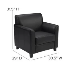 Flash Furniture HERCULES Diplomat Series Black LeatherSoft Chair -Songmics Furniture Shop 41wIbWK9XGL