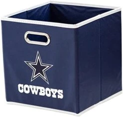 Franklin Sports NFL Storage Bins - Collapsible Cube Container + Storage Basket - NFL Office, Bedroom + Living Room Décor - 11"x11" -Songmics Furniture Shop 41wLlsqdFDL. AC