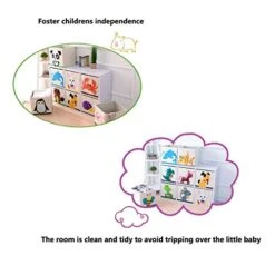 Vmotor Foldable Animal Canvas Storage Toy Box/Bin/Cube/Chest/Basket/Organizer For Kids, 13 Inch(Shark) -Songmics Furniture Shop 41wgz8HICML