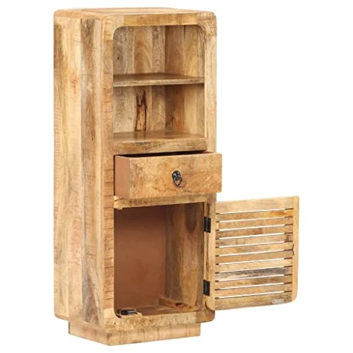 Aisifx Highboard 17.7"x12.6"x43.3" Rough Mango Wood 3 Aisifx Highboard 17.7"x12.6"x43.3" Rough Mango Wood - Image 3
