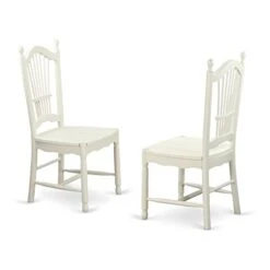 East West Furniture DLDO3-WHI-W Dining Table Set -Songmics Furniture Shop 41wsmQlHLtL