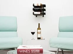 VintageView W Series (1 Ft) - 9 Bottle Wall Mounted Wine Rack (Satin Black) Stylish Modern Wine Storage With Label Forward Design 6 VintageView W Series (1 Ft) - 9 Bottle Wall Mounted Wine Rack (Satin Black) Stylish Modern Wine Storage With Label Forward Design -Songmics Furniture Shop 41wvXhXf9GL