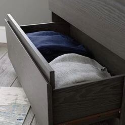 Sauder Hudson Court Dresser, L: 31.5" X W: 15.51" X H: 46.26", Charcoal Ash Finish -Songmics Furniture Shop 41wysP0pbrS