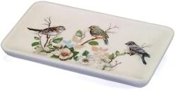 Avanti Linens - Waste Basket, Decorative Trash Can, Nature Design Bathroom Decor (Love Nest Collection) -Songmics Furniture Shop 41x iQQZl1L. AC