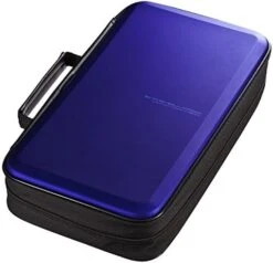 SANWA 160 Capacity CD Case, Large CD Sleeves, Portable DVD VCD Storage Box, Portable Zipper Bag, EVA Protective Blu-ray Wallet With Handle, For Car, Home, Office, Games Disc, Audio Music, Black -Songmics Furniture Shop 41xAlICa8YL. AC