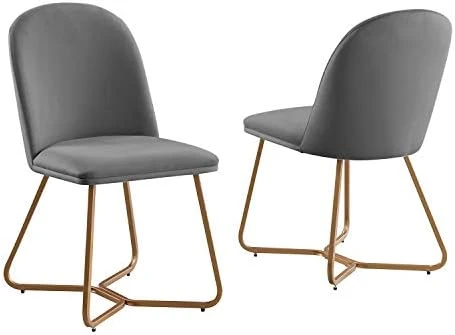 Morden Fort 5 Piece Round Dining Table With Dining Chair Set, Modern Classic Traditional Luxury Style Dining Table Set For Dining Room, Restaurant - Beige 6 Morden Fort 5 Piece Round Dining Table With Dining Chair Set, Modern Classic Traditional Luxury Style Dining Table Set For Dining Room, Restaurant - Beige - Image 6