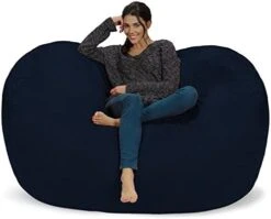 Chill Sack Bean Bag Chair Cover, 7-5-feet, Ultrafur - Charcoal -Songmics Furniture Shop 41xW1MU8qmL. AC