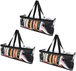 Babibob Hat Organizer/Baseball Cap Organizer - Clear Hat Holder, Visible Hat Storage Case For Ball Caps With Carry Handles, Holds Up To 22 Hats(3 Pack) -Songmics Furniture Shop 41xqck4yVL. AC