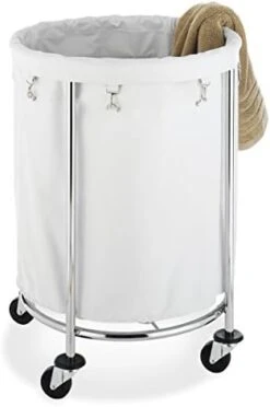 Whitmor Commercial Rolling Laundry Butler With Wire Storage Rack -Songmics Furniture Shop 41y rfFj0uL. AC