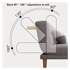Futon Sofa Bed, Sleeper Sofa Bed For Living Room, Adjustable Convertible Folding Recliner Futon, Folding Sofa Bed, 3 Angles Adjustable Back, Upholstered Sofa Bed Chair ( Color : Green , Size : 120 X 6 16 Futon Sofa Bed, Sleeper Sofa Bed For Living Room, Adjustable Convertible Folding Recliner Futon, Folding Sofa Bed, 3 Angles Adjustable Back, Upholstered Sofa Bed Chair ( Color : Green , Size : 120 X 6 -Songmics Furniture Shop 41y1u2EKjQL