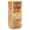 Aisifx Highboard 17.7"x12.6"x43.3" Rough Mango Wood