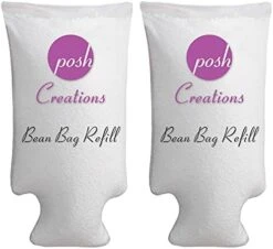 Posh Creations Filling Bean Bag Refill, 100 L, White With EZ-Pour Zipper Spout -Songmics Furniture Shop 41yEH 0s8LL. AC 1