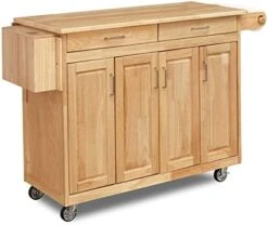 Homestyles General Line Mobile Kitchen Cart, FURNITURE, Natural -Songmics Furniture Shop 41yFuL06O6L. AC