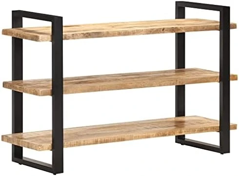 BDBHAVB Multifunctional Sideboard, Dining Sideboard, Sideboard With 3 Shelves, Strong And Sturdy Suitable For Living Room, Bedroom, Study 47.2"x15.7"x29.5" Rough Mango Wood 7 BDBHAVB Multifunctional Sideboard, Dining Sideboard, Sideboard With 3 Shelves, Strong And Sturdy Suitable For Living Room, Bedroom, Study 47.2"x15.7"x29.5" Rough Mango Wood - Image 7