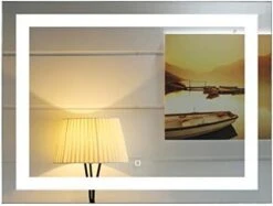 24X36 Inch Wall Mounted Led Lighted Bathroom Mirror With Touch Switch (GS099-2436) (24x36 Inch) -Songmics Furniture Shop 41yRS15P7ML. AC