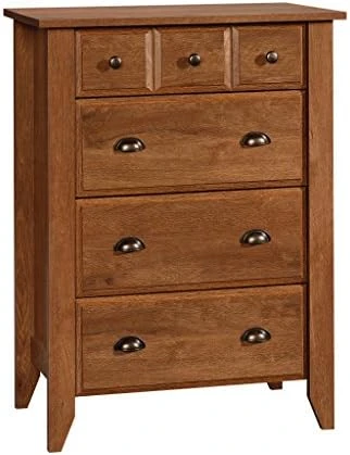 Sauder Shoal Creek 4-Drawer Dresser, L: 34.72" X W: 18.58" X H: 42.68", Soft White Finish 2 Sauder Shoal Creek 4-Drawer Dresser, L: 34.72" X W: 18.58" X H: 42.68", Soft White Finish - Image 2